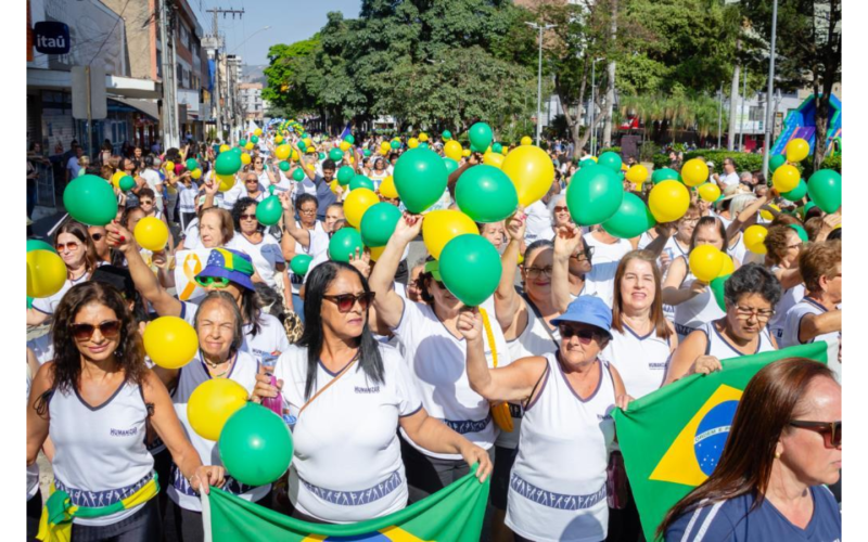 Timóteo celebra o 7 de Setembro com desfile que une educação, civismo e futuro